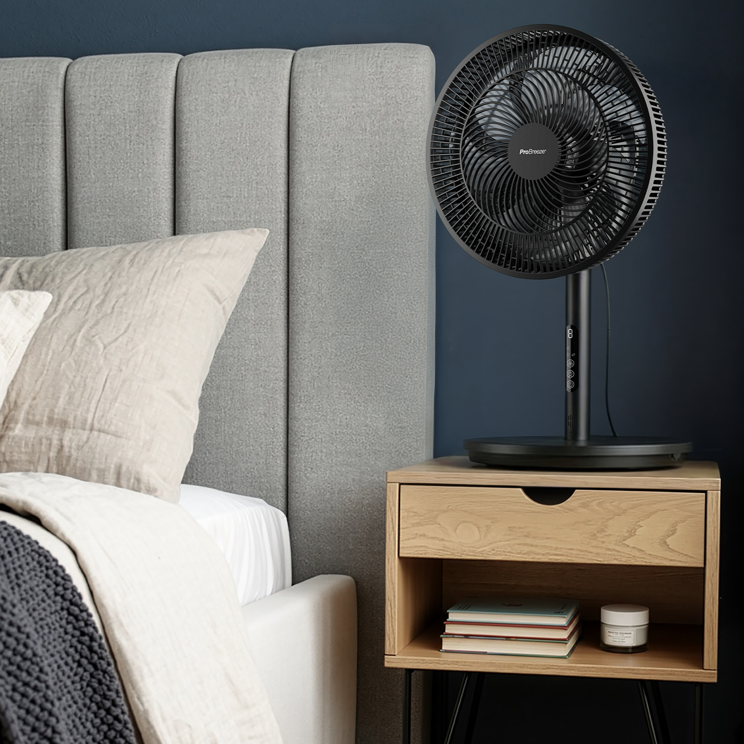 pro-breeze-airflo-slim-109-cm-hybrid-standventilator-luftumw-lzer-wei image 2