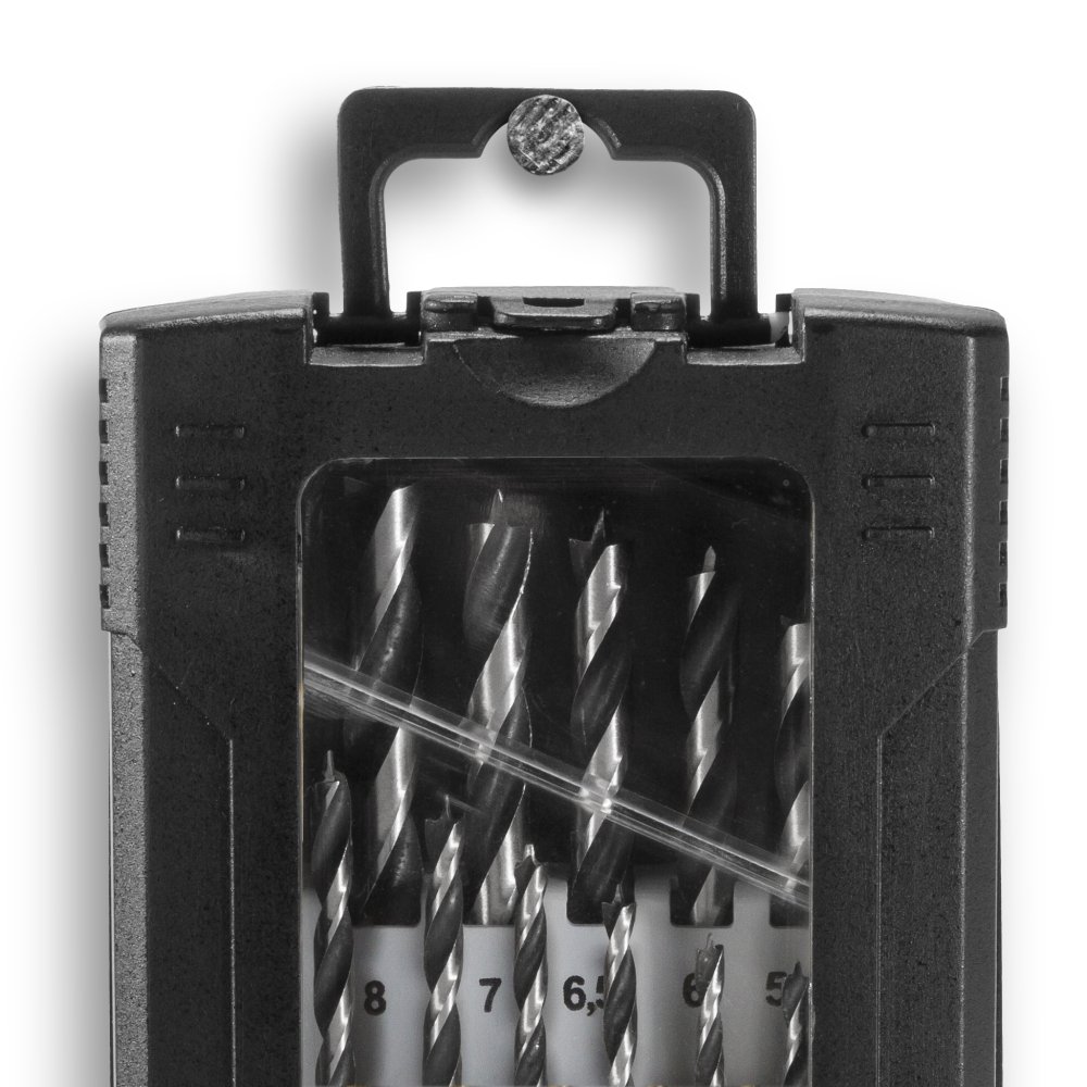 trotec-holzbohrer-set-15-teilig-3-10-mm-karbonstahl image 3
