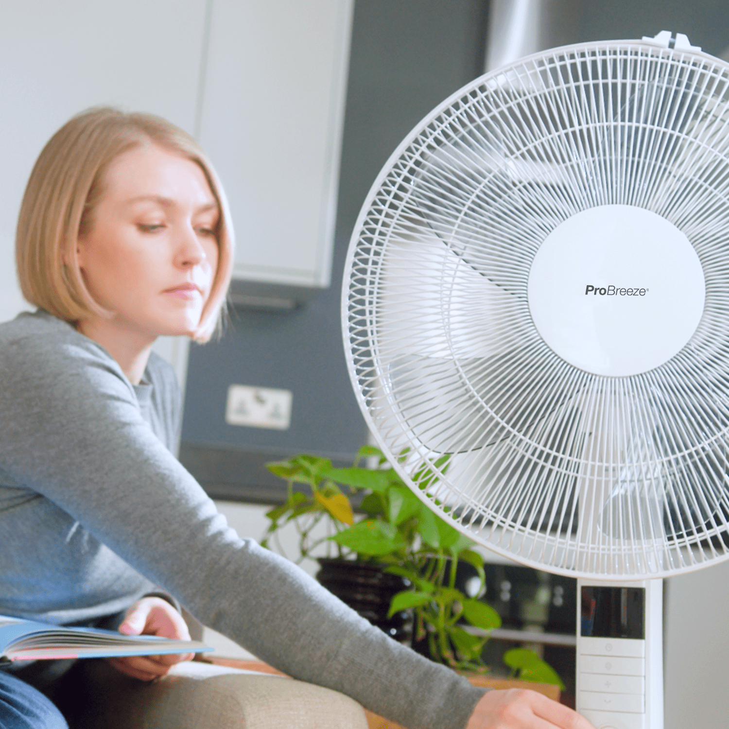 pro-breeze-16-zoll-standventilator-mit-4-l-ftermodi-und-fernbedienung-wei-genera image 2