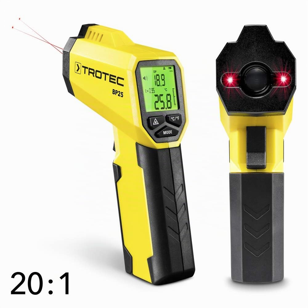 trotec-bp25-pyrometer-taupunktscanner-laser-thermometer-mit-schimmel-alarm image 5