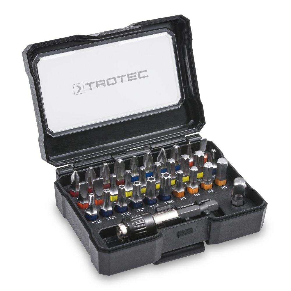 trotec-pscs-schrauber-bitsatz-32-teilig-mit-schnellwechsel-bitbeh-lter image 1