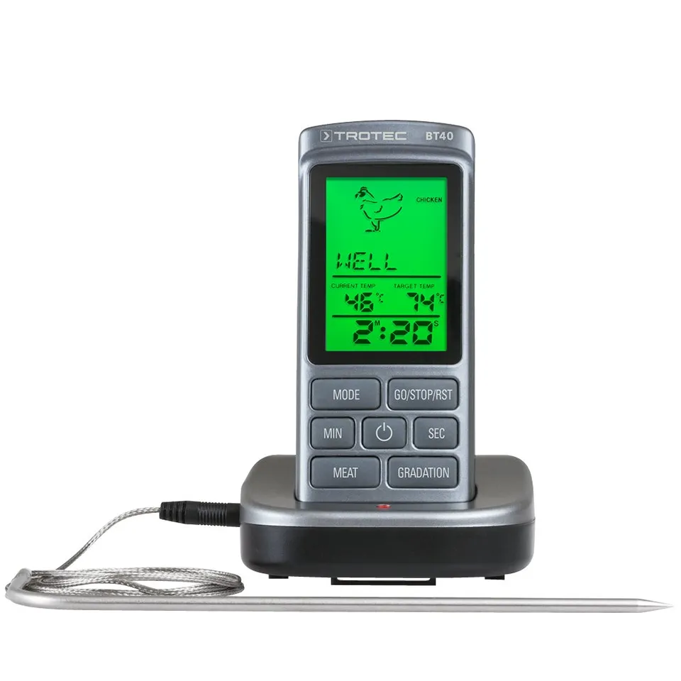 trotec-bt40-grillthermometer-digital-kabellos-250-c-mit-gar-assistent image 1