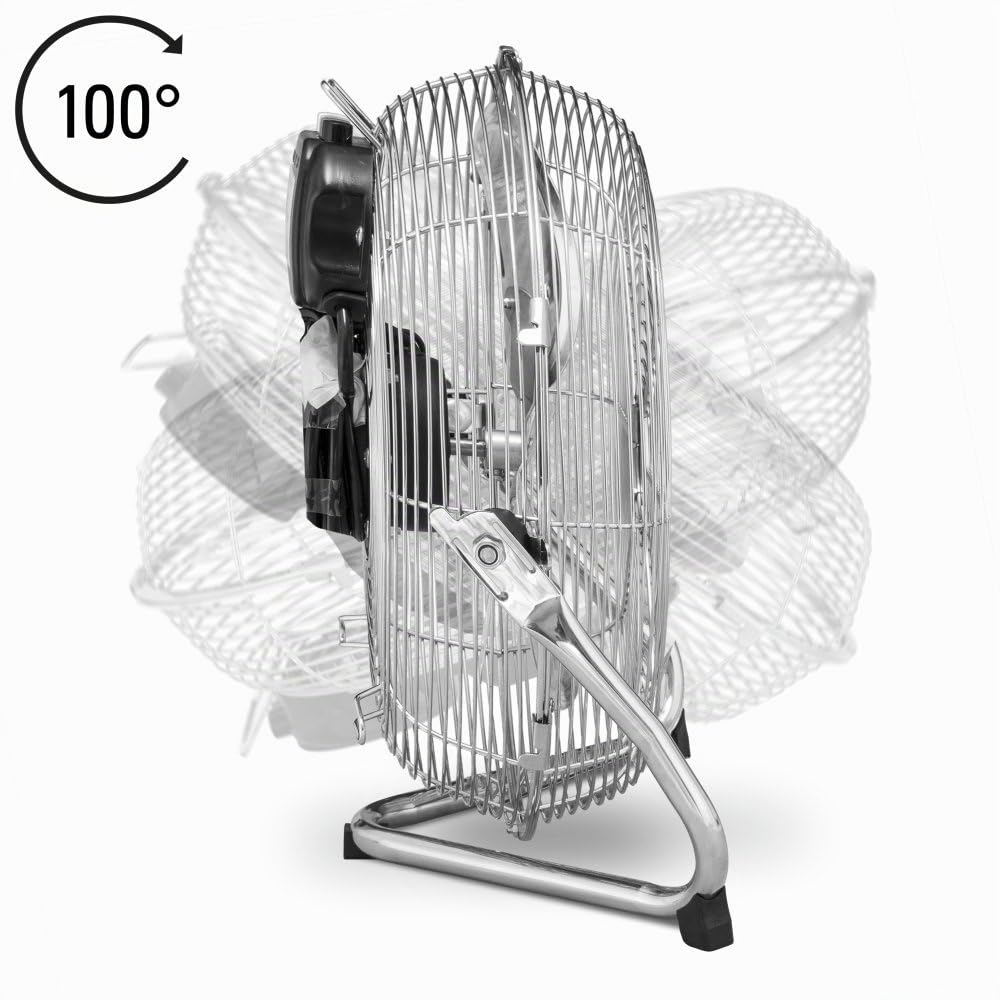 trotec-tvm-10-bodenventilator-37-w-retro-chrom-30-cm image 4