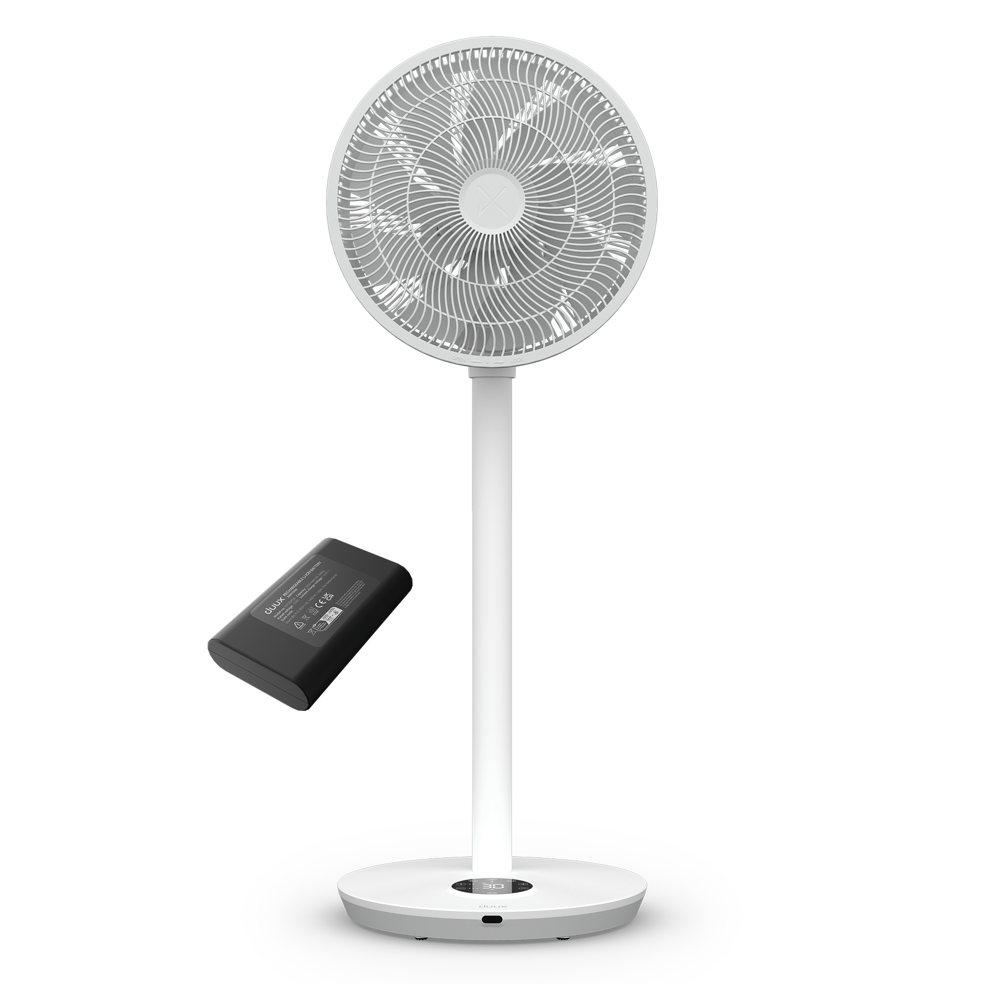 duux-whisper-flex-2-smart-ventilator-leiser-standventilator-mit-app image 2