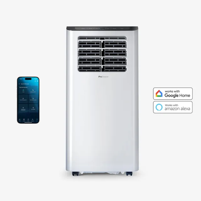pro-breeze-12000-btu-3-in-1-mobile-klimaanlage-mit-entfeuchtung-und-wifi-app image 1