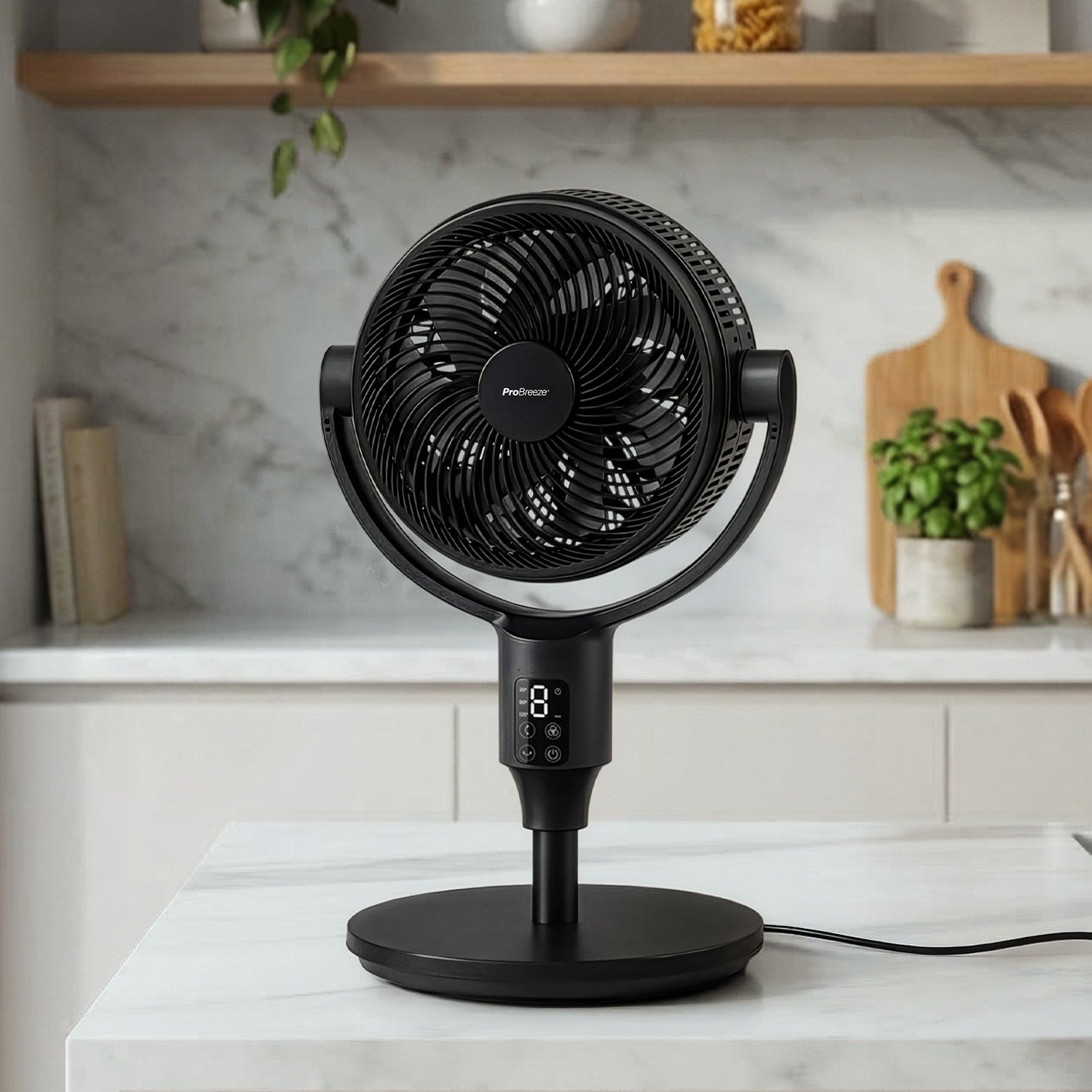 pro-breeze-airflo-plus-112-cm-hybrid-standventilator-wei image 2