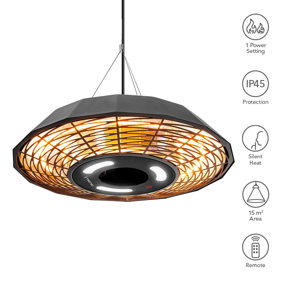 trotec-ir-2010-sc-design-deckenheizstrahler-infrarot-2000-w-360-mit-led-und-fern image 2