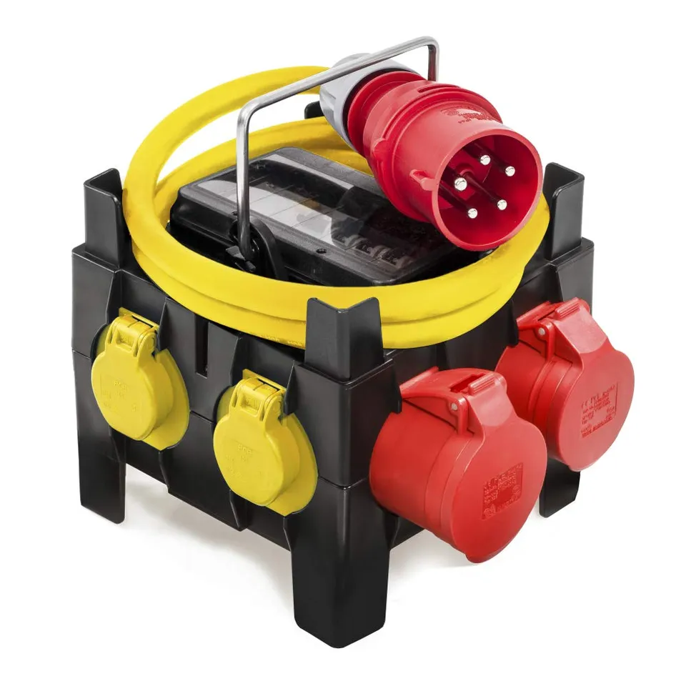 trotec-pv32-mobiler-stromverteiler-ip44-baustromverteiler-mit-cee-32a-16a-und-sc image 1