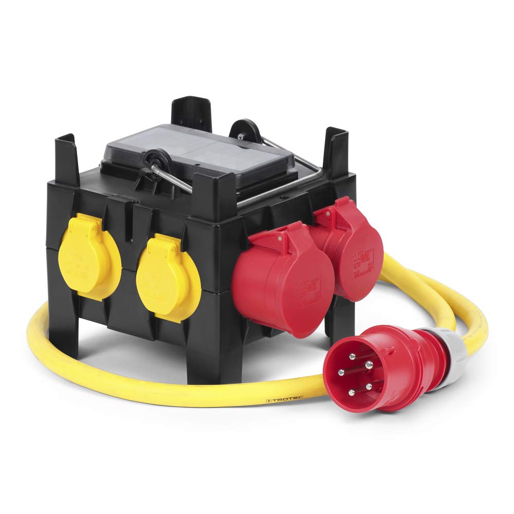trotec-pv32-mobiler-stromverteiler-ip44-baustromverteiler-mit-cee-32a-16a-und-sc image 2