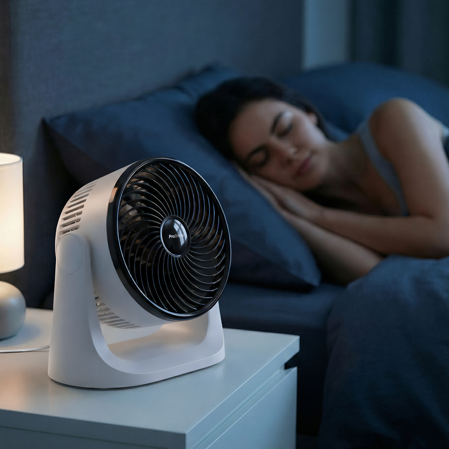 pro-breeze-airflo-mini-28-cm-turbo-ventilator-luftzirkulator-wei image 2