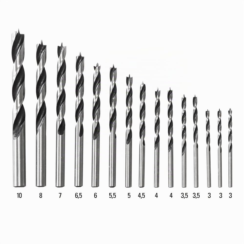 trotec-holzbohrer-set-15-teilig-3-10-mm-karbonstahl image 4