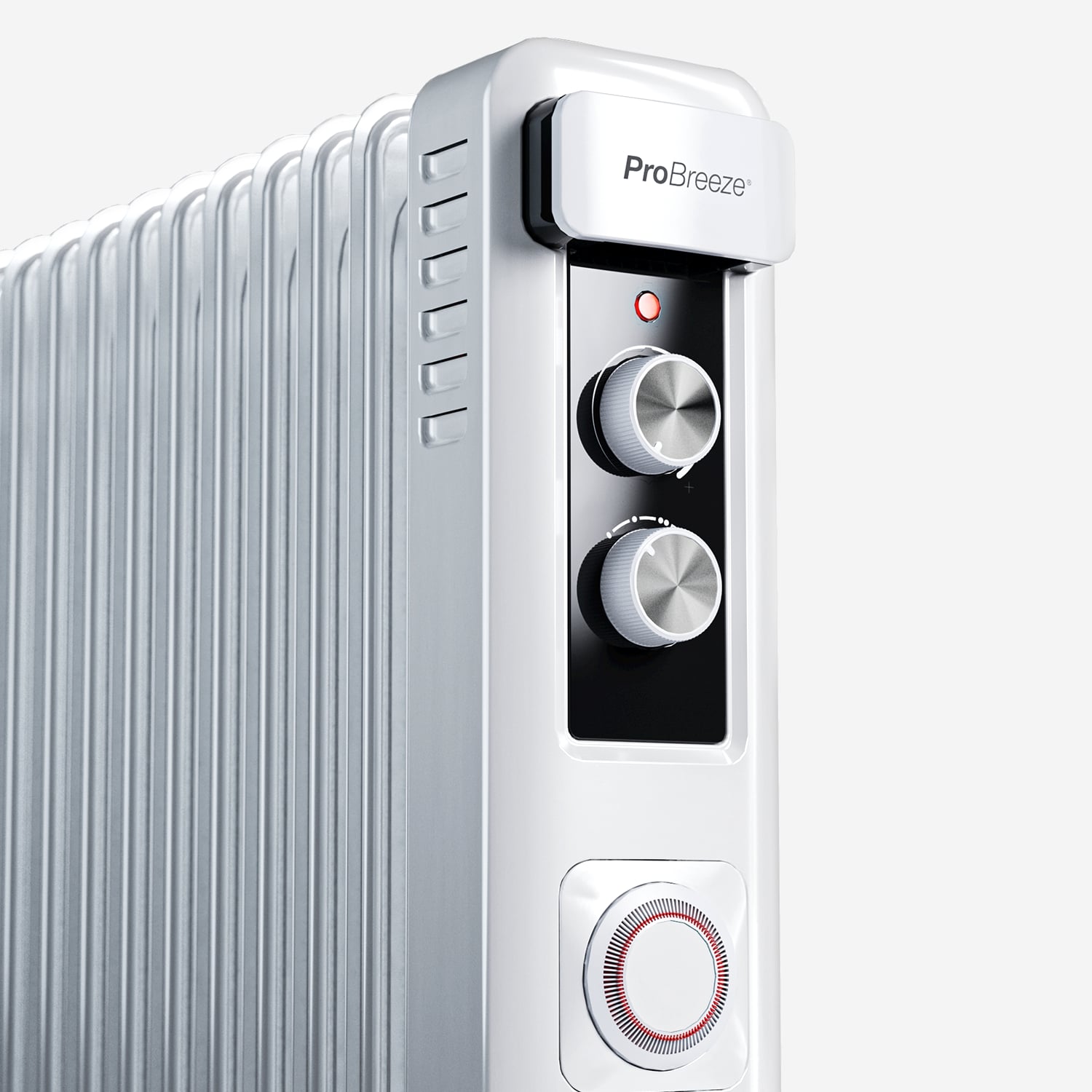 pro-breeze-2500w-kompakt-lradiator-11-rippen-mit-thermostat-wei image 5