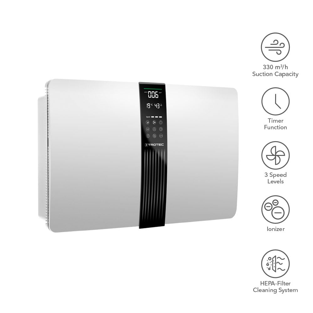 trotec-airgoclean-140-e-luftreiniger-hepa-f-r-r-ume-bis-40-m image 2