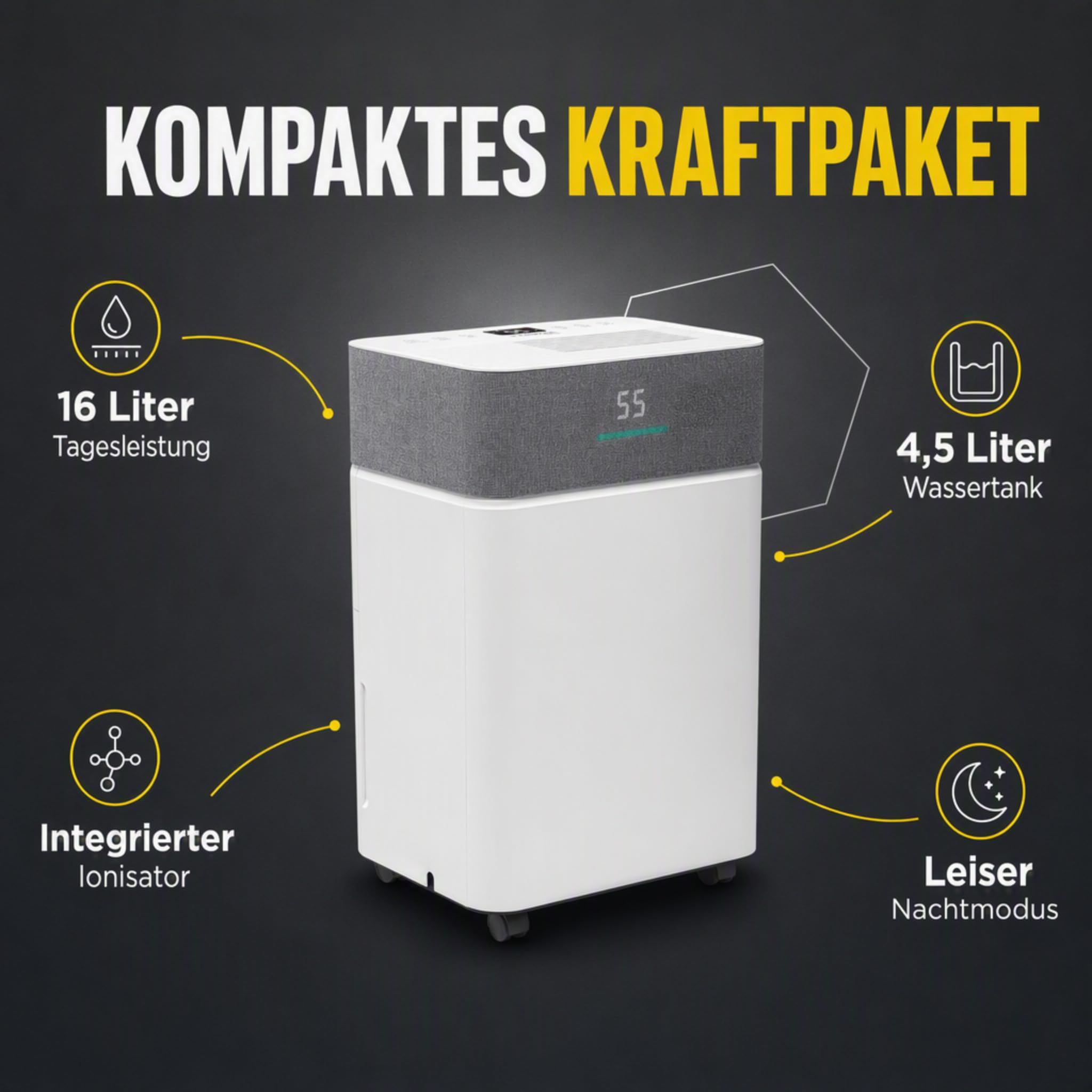 trotec-ttk-55-e-luftentfeuchter-16-l-tag-mit-hygrostat image 2