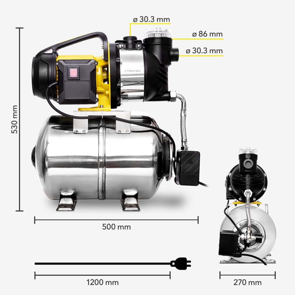 trotec-tdw-4800-esf-hauswasserwerk-mit-filter-4800-l-h-1300-w image 7