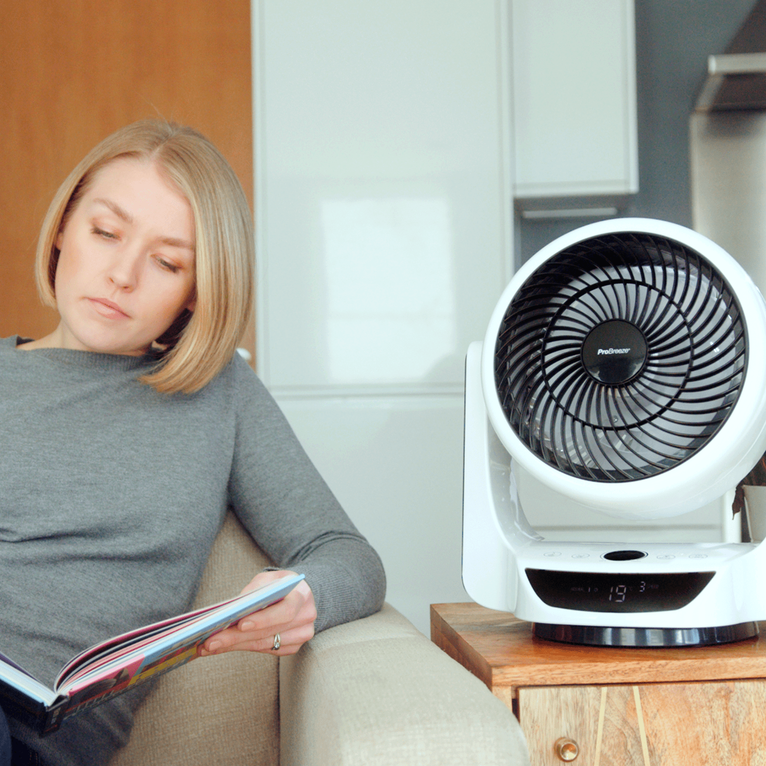 pro-breeze-25-cm-dc-luftzirkulator-ventilator-mit-oszillation-und-fernbedienung image 3
