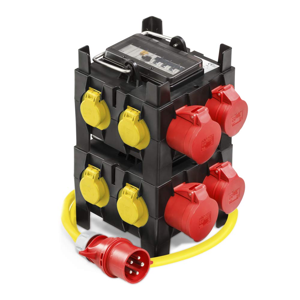 trotec-pv32-mobiler-stromverteiler-ip44-baustromverteiler-mit-cee-32a-16a-und-sc image 4