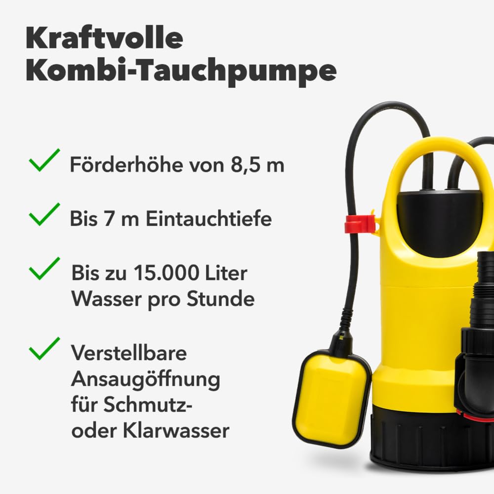 trotec-tcw-900-tauchpumpe-2-in-1-klar-schmutzwasser-15-000-l-h-900-w image 2
