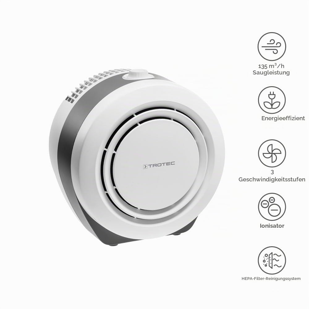 trotec-airgoclean-10-e-luftreiniger-mit-hepa-filter-f-r-r-ume-bis-16-m image 2