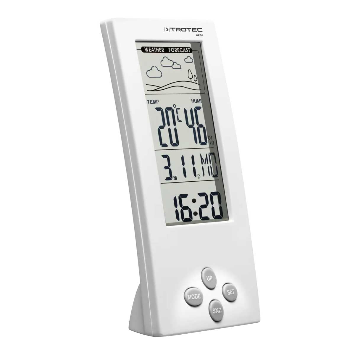 trotec-bz06-wetterstation-4-in-1-thermo-hygrometer-mit-wettertrend-uhr-und-wecke image 3