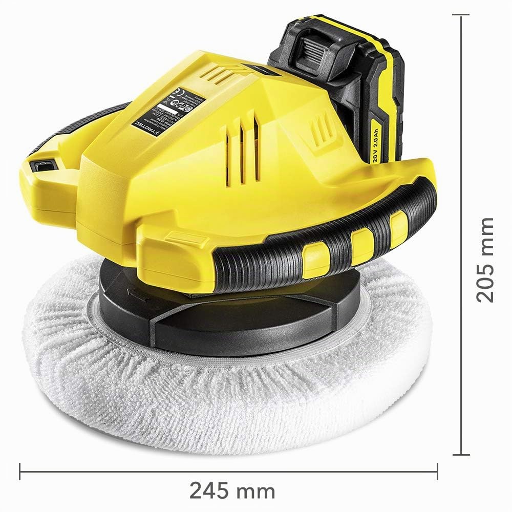 trotec-ppos-10-20v-akku-poliermaschine-245-mm-mit-20v-2ah-akku image 3