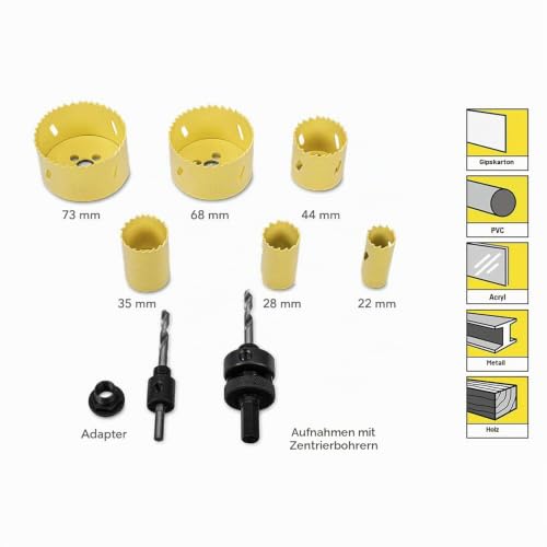 trotec-lochs-gen-set-hss-bi-metall-6-teilig-22-73-mm-35-mm-schnitttiefe image 8