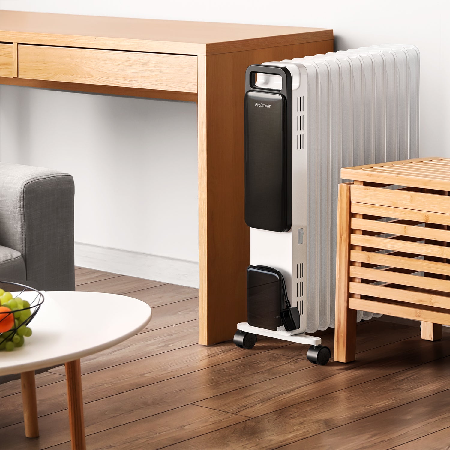 pro-breeze-omniwarm-2500w-lradiator-11-rippen-mit-digitaldisplay-wei image 2