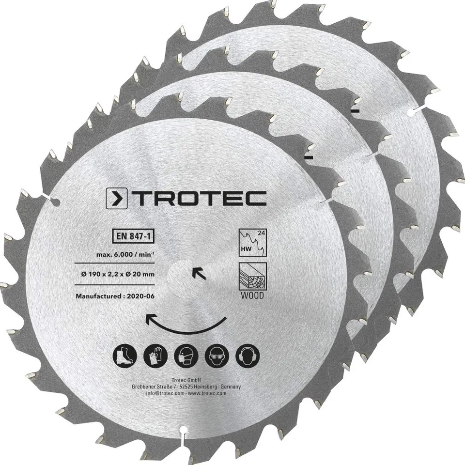 trotec-holzkreiss-gebl-tter-set-190-mm-24-z-hne-3-teilig image 1