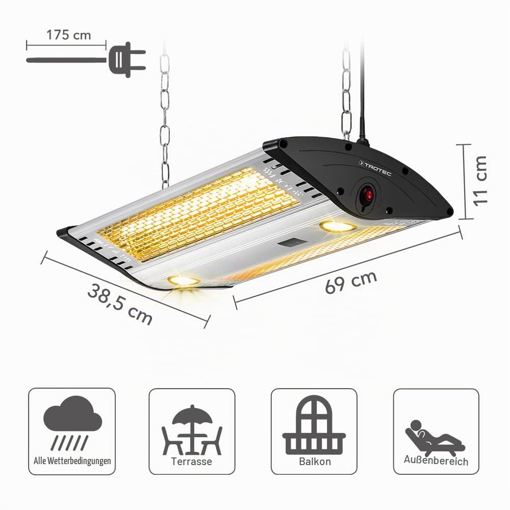 trotec-ir-2000-c-deckenheizstrahler-infrarot-2-000-w-mit-led image 2