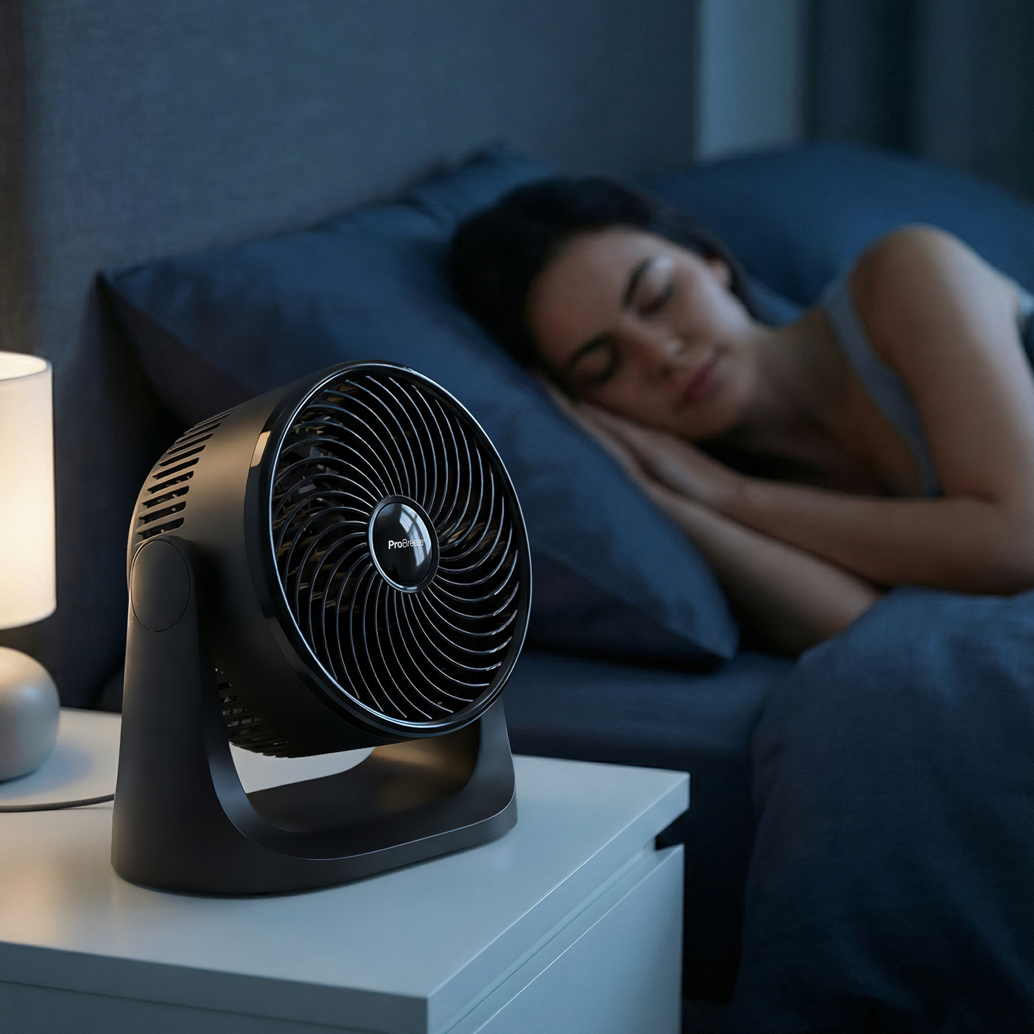 pro-breeze-airflo-mini-28-cm-turbo-ventilator-luftzirkulator-schwarz image 2