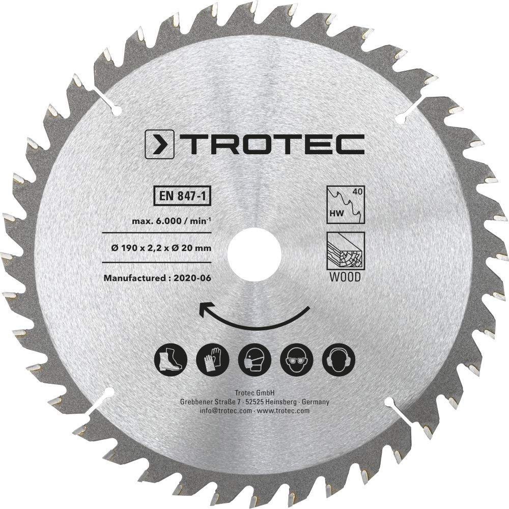 trotec-holzkreiss-gebl-tter-set-190-mm-40-z-hne-3-teilig-aus-carbonstahl image 2