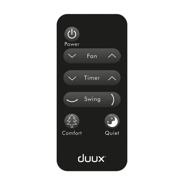 duux-whisper-fernbedienung-schwarz-mit-batterie image 1