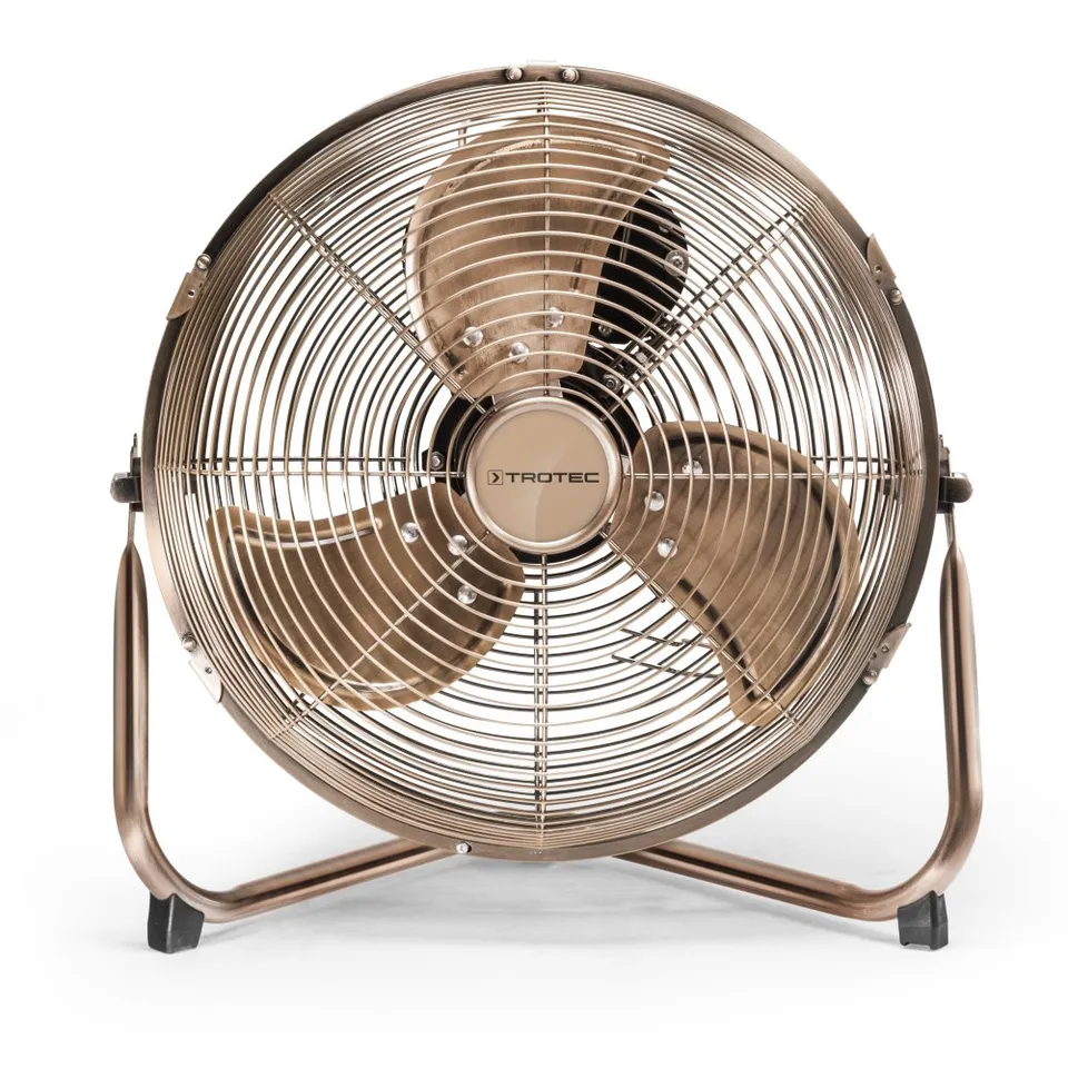 trotec-tvm-11-bodenventilator-37-watt-retro-kupfer-optik-30-cm image 1