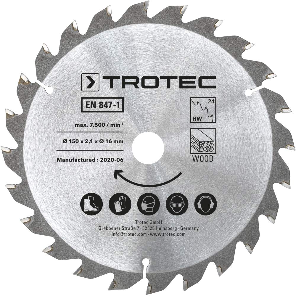 trotec-holzkreiss-gebl-tter-set-150-mm-24-z-hne-3-teilig-aus-carbonstahl image 2