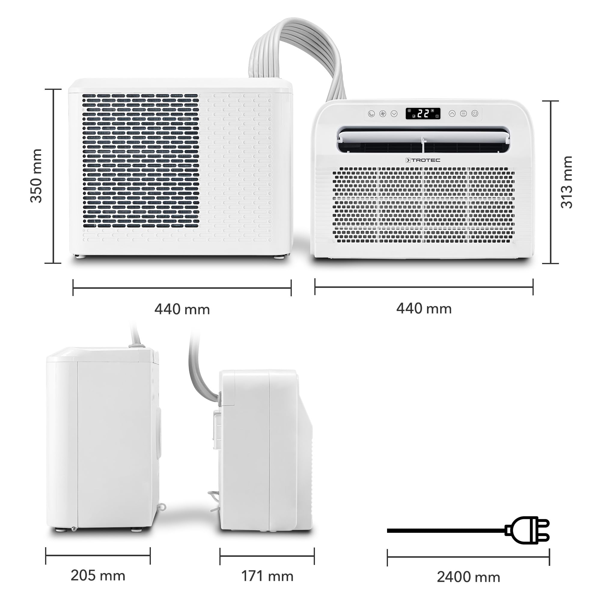trotec-pac-c-1500-sh-camping-klimager-t-wifi-4-in-1-split-f-r-wohnwagen-bis-15-m image 2