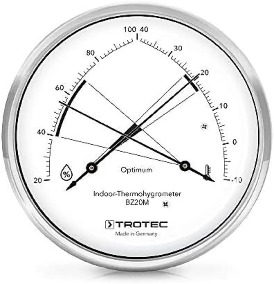 trotec-bz20m-thermohygrometer-analog-im-edelstahl-geh-use-130-mm image 1