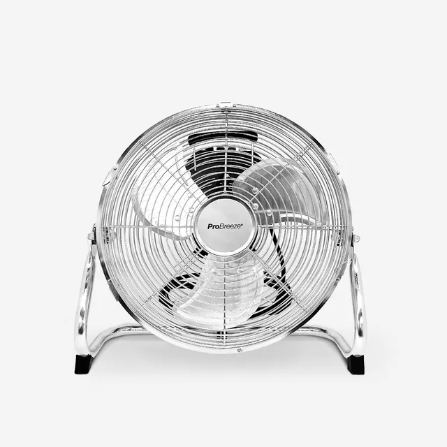 pro-breeze-12-zoll-chrom-standventilator-f-r-fitnessstudio-50w-3-stufen image 1