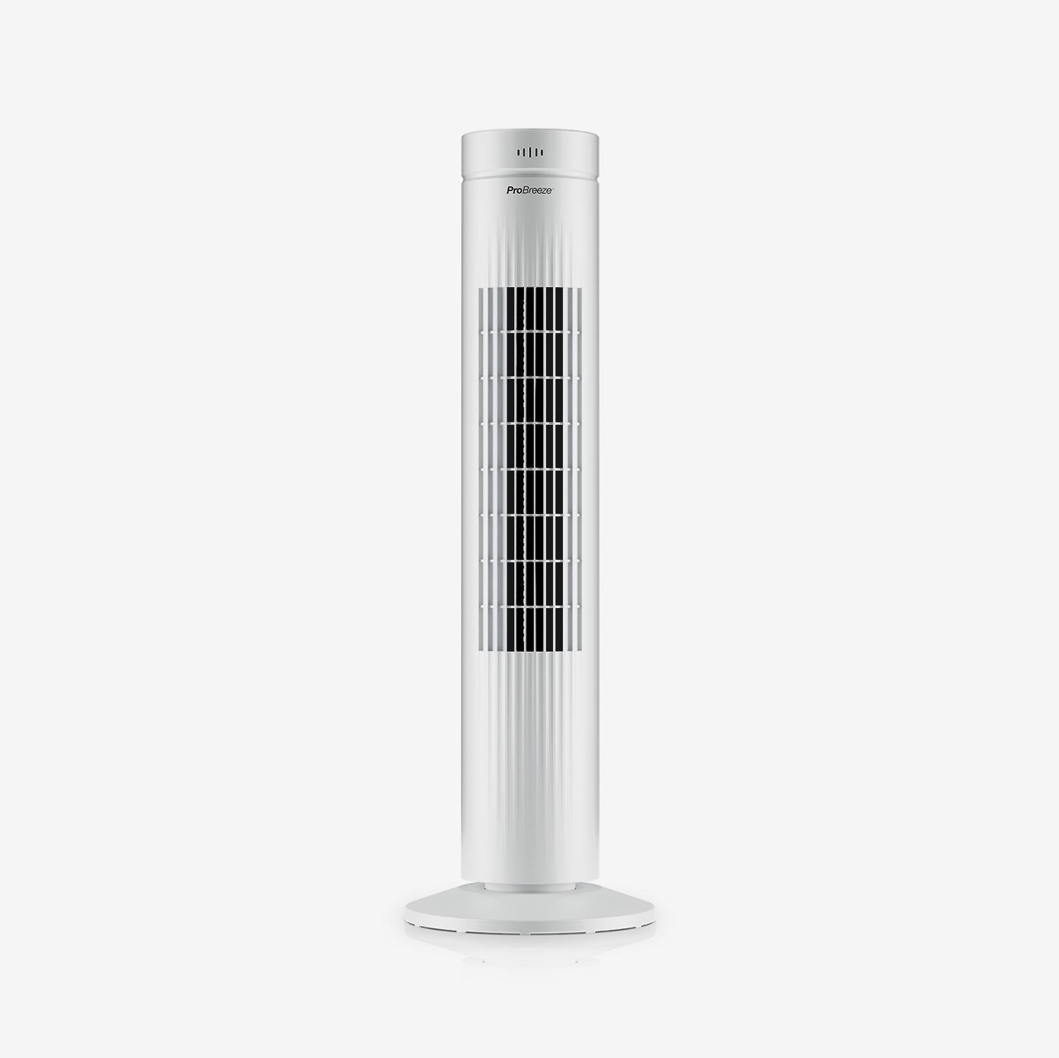 pro-breeze-76-cm-oszillierender-turmventilator-mit-touchpanel-wei image 1