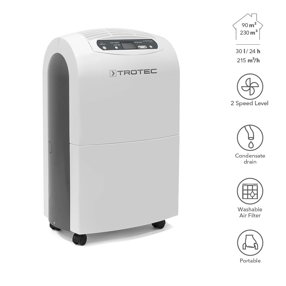trotec-ttk-100-e-luftentfeuchter-elektrisch-30-l-tag-bis-90-m image 2