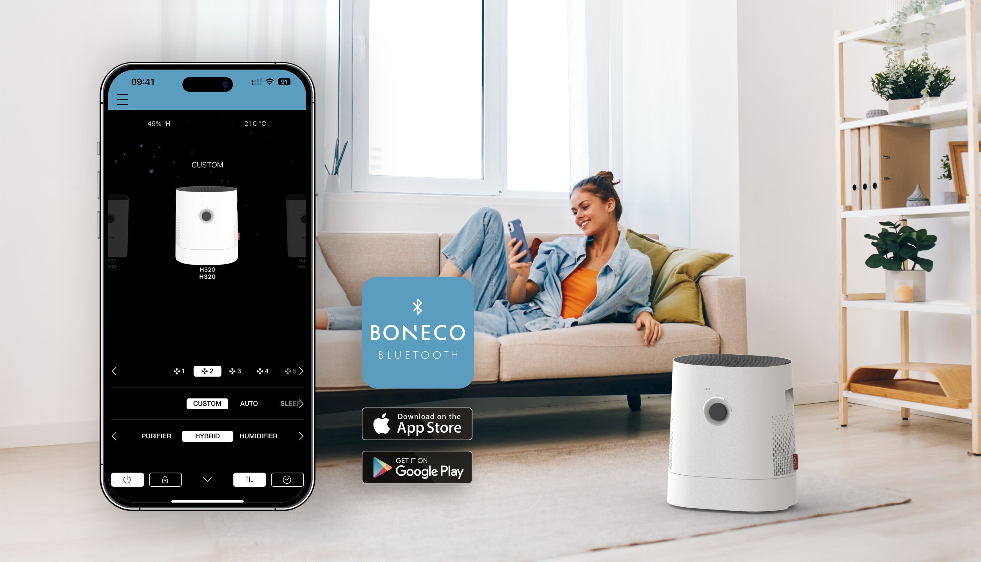 boneco-hybrid-luftbefeuchter-luftreiniger-h320-mit-app image 2