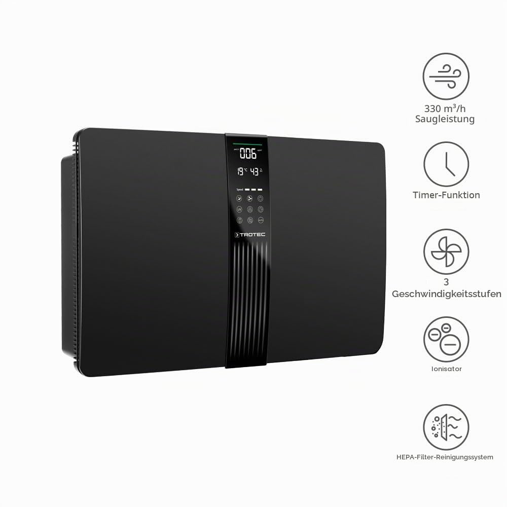 trotec-airgoclean-145-e-luftreiniger-mit-hepa-filter-und-ionisierer image 2