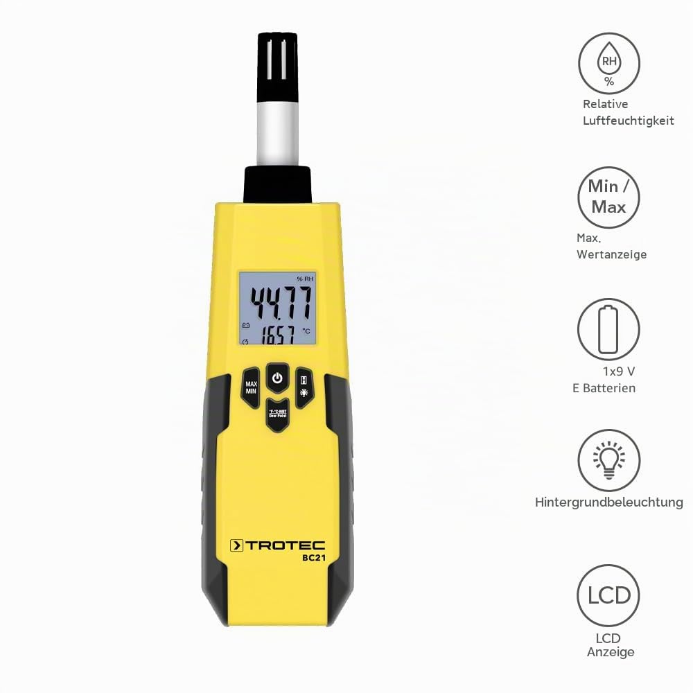 trotec-bc21-thermohygrometer-luftfeuchtigkeitsmesser-thermometer image 2