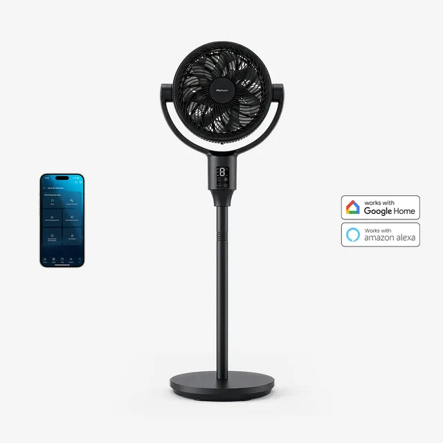 pro-breeze-airflo-plus-112-cm-hybrid-standventilator-wei image 1