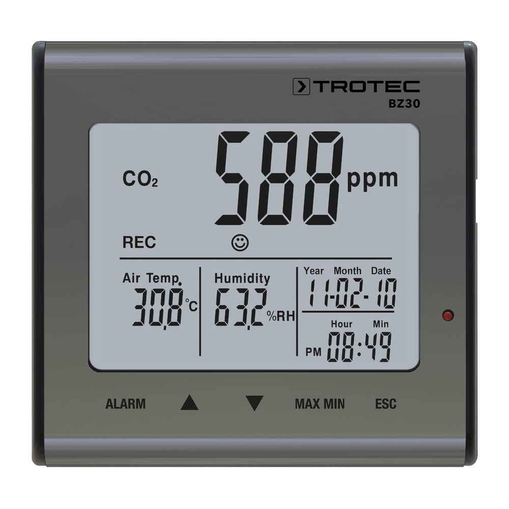 trotec-bz26-co2-luftqualit-tsmonitor-mit-smiley-anzeige-und-alarm image 8