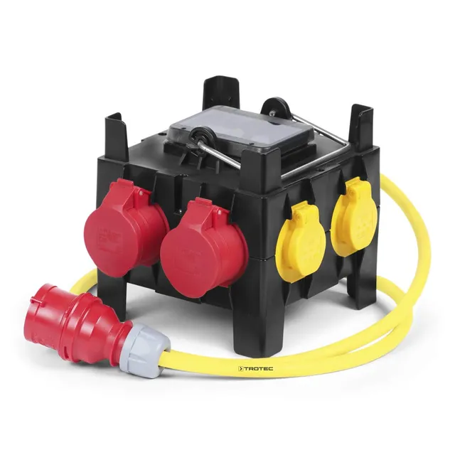 trotec-pv16-mobiler-stromverteiler-ip44-mit-fi-schutzschalter image 1