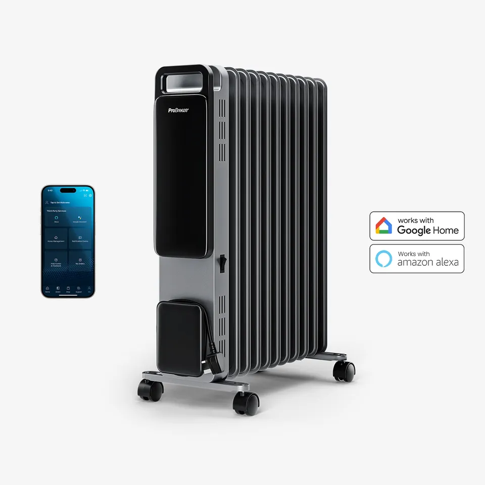 pro-breeze-omniwarm-2500w-lradiator-11-rippen-mit-display-und-app-schwarz image 1