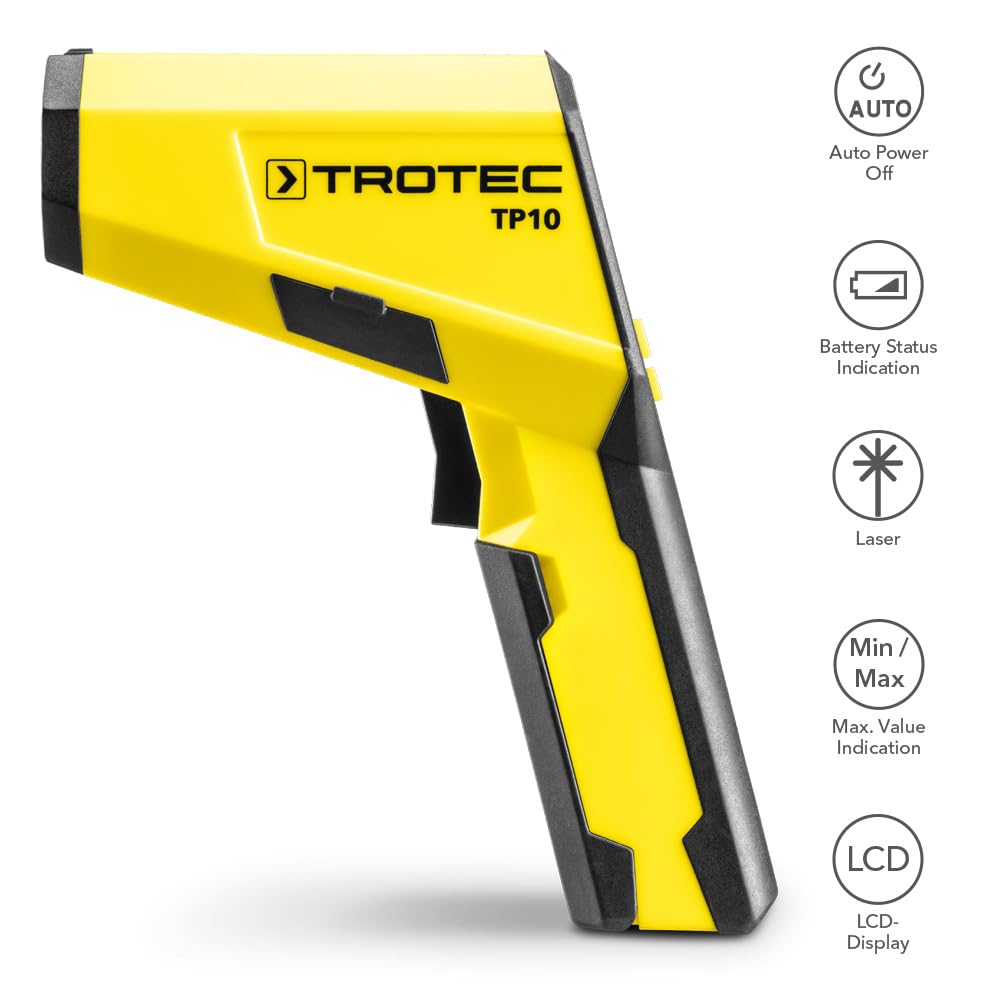 trotec-tp10-infrarot-thermometer-pyrometer-50-c-bis-1850-c image 2