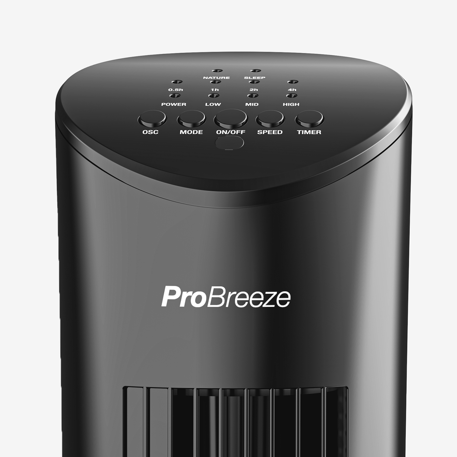 pro-breeze-76-cm-oszillierender-turmventilator-60w-schwarz image 3