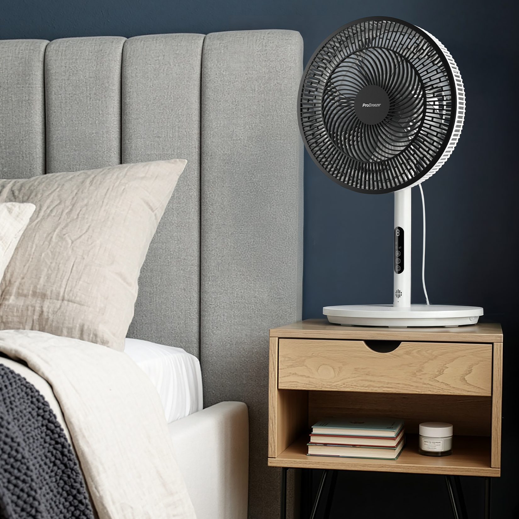 pro-breeze-airflo-slim-109-cm-hybrid-standventilator-wei-extrem-leise-9-stufen image 2