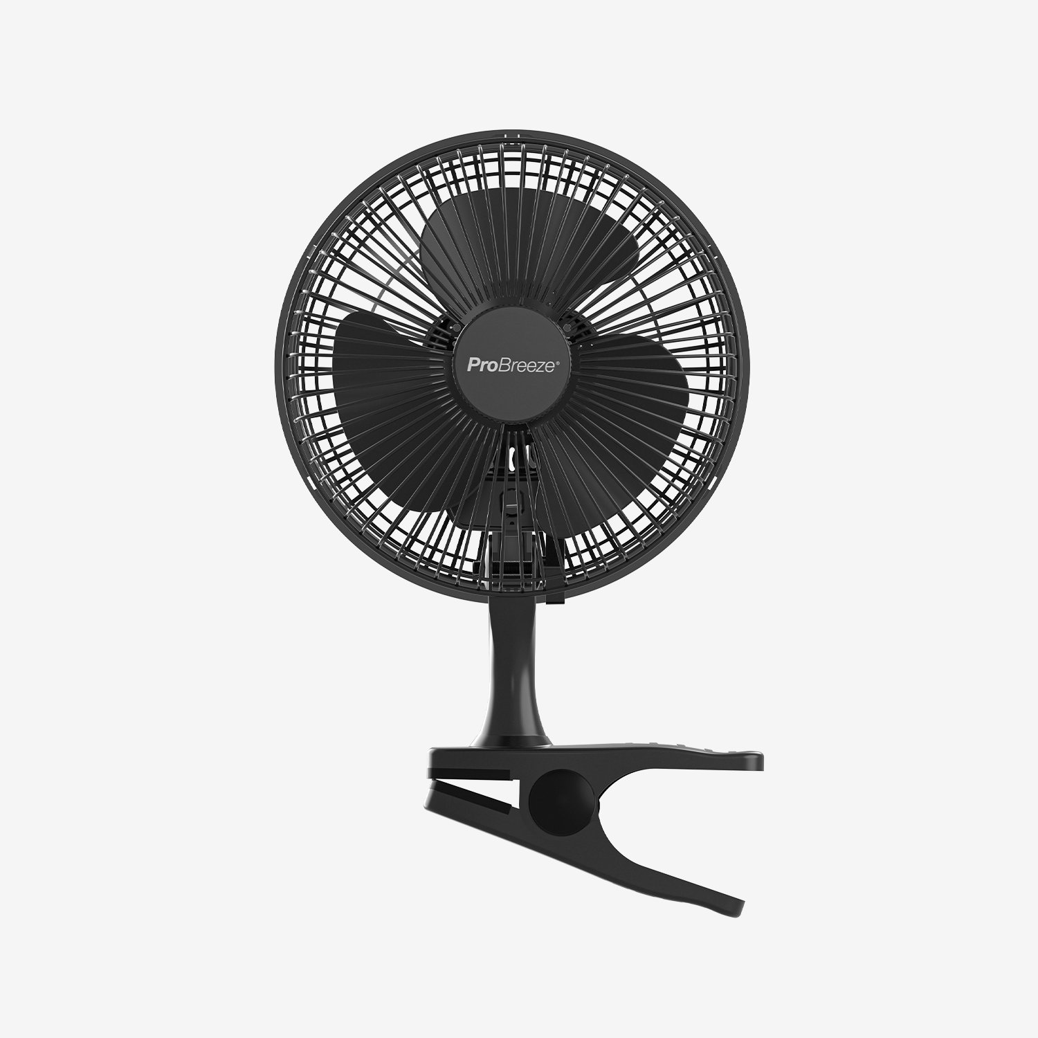 pro-breeze-15-cm-mini-clip-ventilator-schwarz image 1